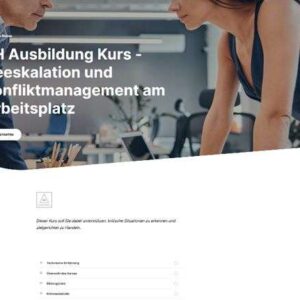 Startseite Onlinetraining Deeskalation SH Ausbildung